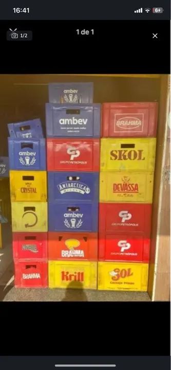 Caixa de Cerveja 600 ml  30,00 unidades acima de dez passo cartão