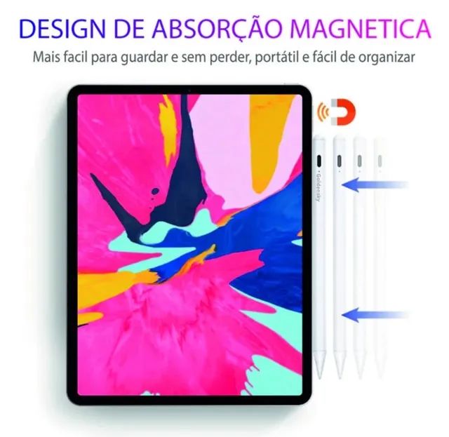 CANETA TABLET IPAD GOLDESNKY STYLUS - Foto 5