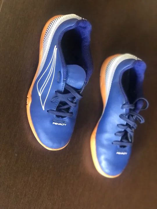 Chuteira infantil da penalty tamanho 28 - Foto 6