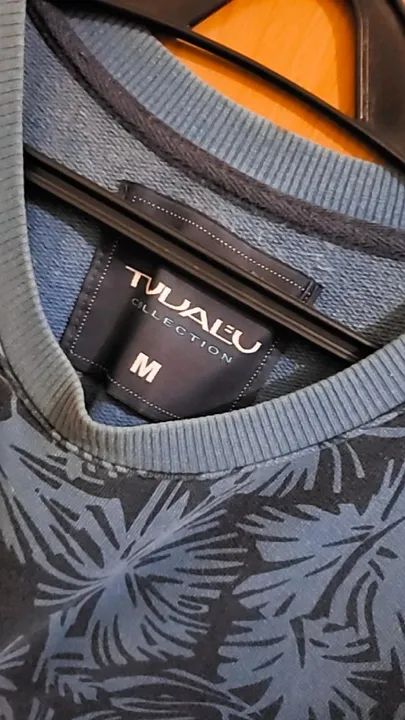 Casaco/camisa Azul com Estampa - Foto 3