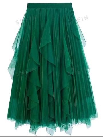 Saia de tule verde  - Foto 2