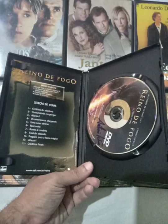 Lote de 8 DVDs de filmes originais - Foto 6