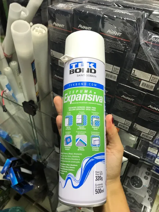 Espuma expansiva Tekbond 500ml - Nova