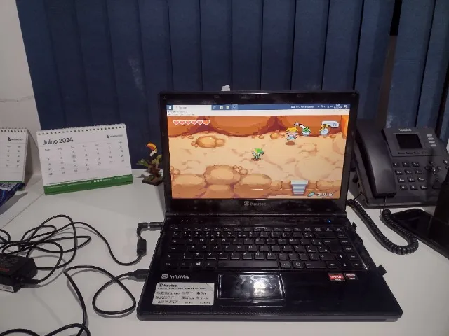 Notebook Itautec Infowey Note A7520, Gamer Com Emuladores