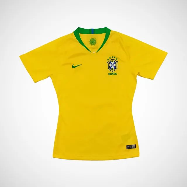 Camisa Brasil Home Copa Do Mundo 2018 Feminina - Roupas