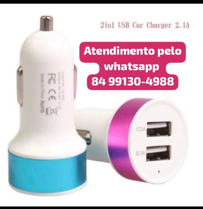 Carregador tomada USB carro moto etc!