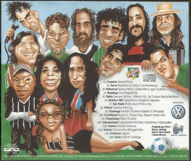 CDs Placar - Agita Brasil (1998) + Hinos dos Clubes (2004) - Foto 4