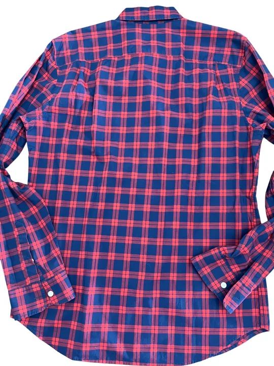 Camisa xadrez vermelha e azul gap nova G veste M  - Foto 3