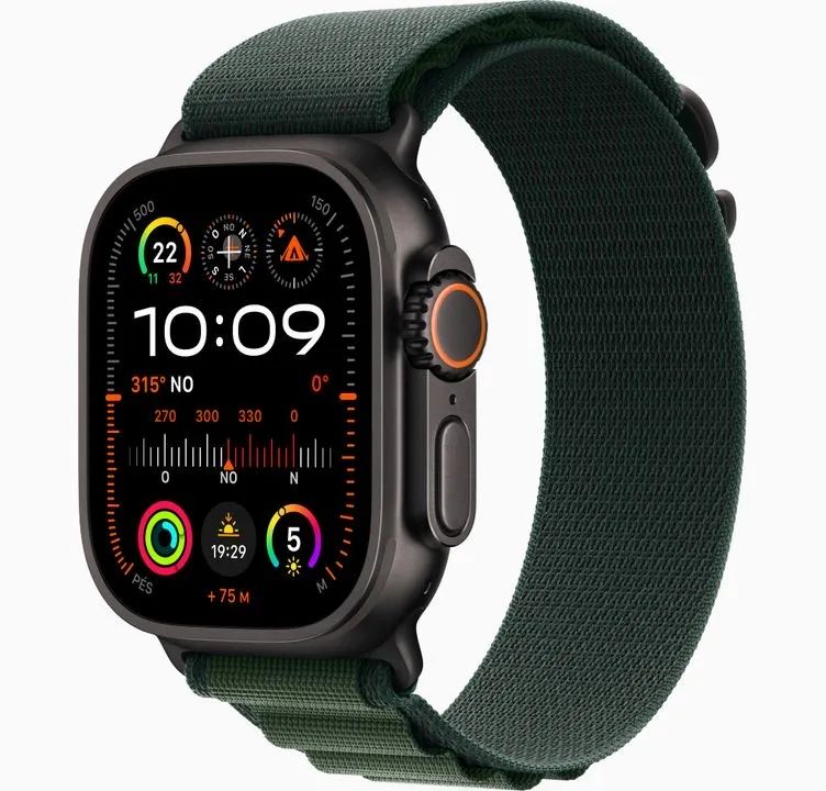 Apple Watch Ultra 2 49mm Black 4g Novo Lacrado  - Foto 2