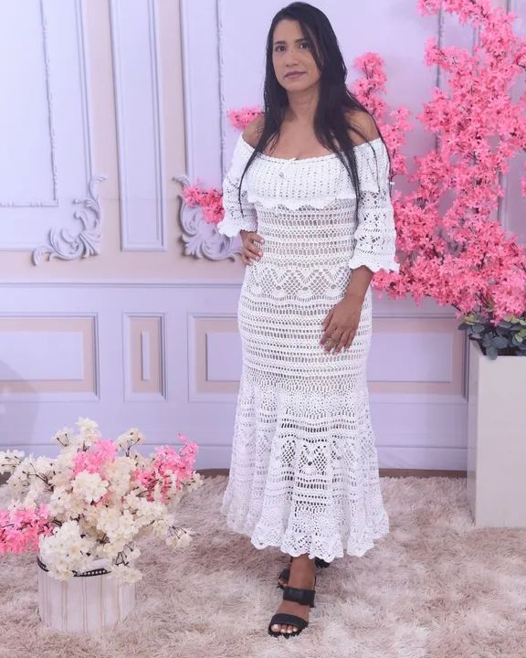 VESTIDO DE CROCHÊ  - Foto 2