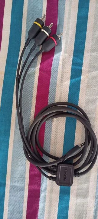 Cabo áudio e vídeo modelo: CA-75U ORIGINAL NOKIA (MUITO RARO RELÍQUIA)