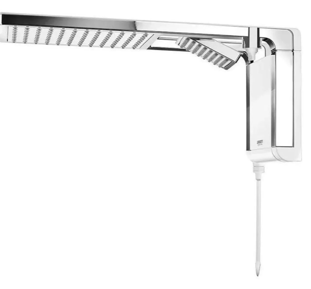 Chuveiro Acqua duo branco com cromado  - Foto 6