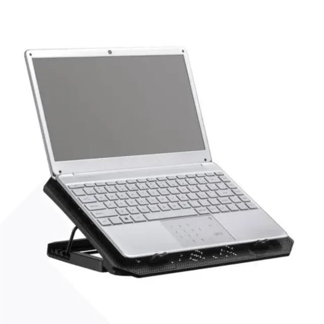 Suporte Notebook Cooler Dual Fan Com Led AC392 - Multilaser  cod: 30020