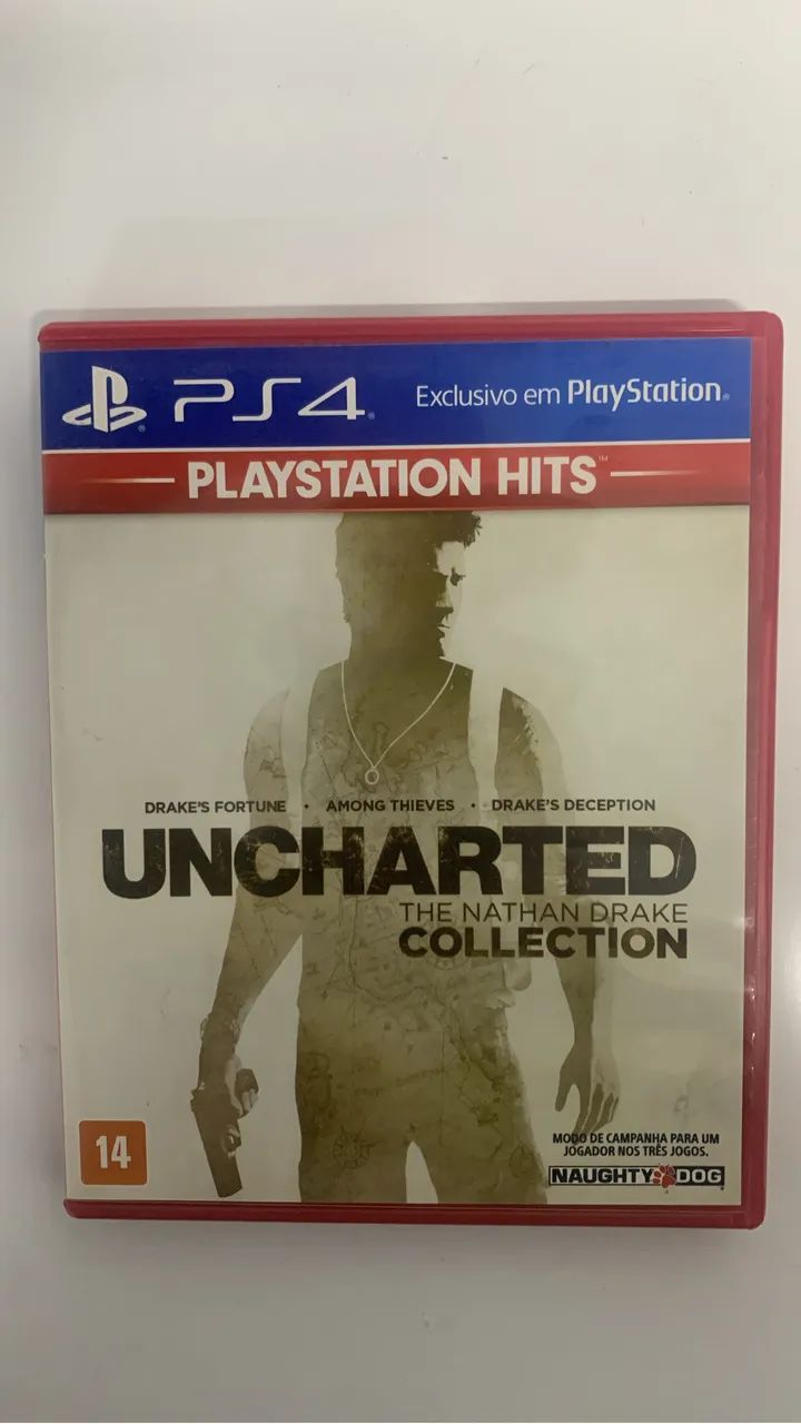 UNCHARTED COLECTION  1,2 e 3 - PS4