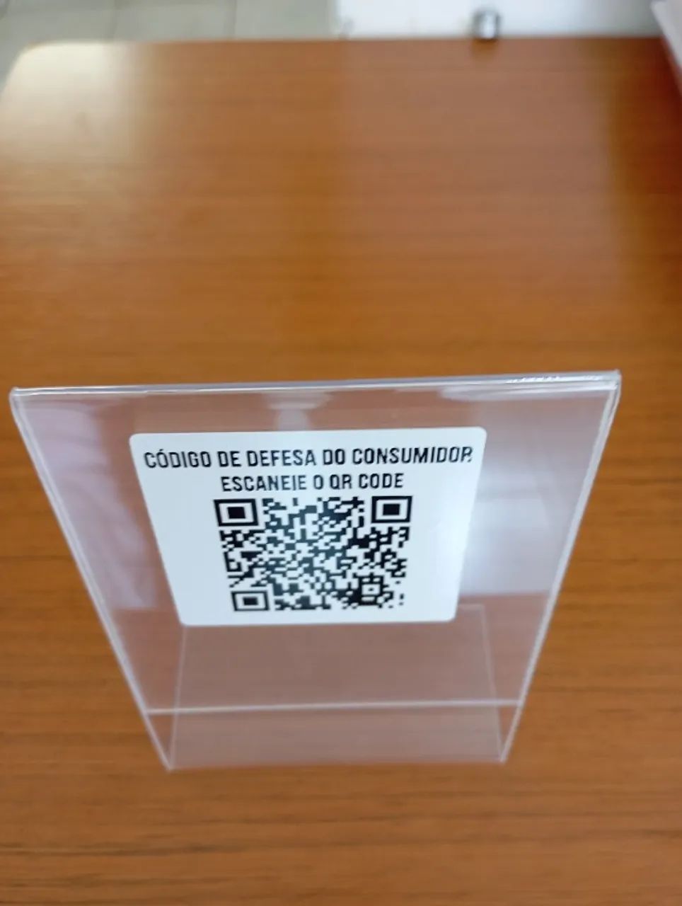 Placa QR CODE Código de Defesa do Consumidor 15x10cm - Foto 3