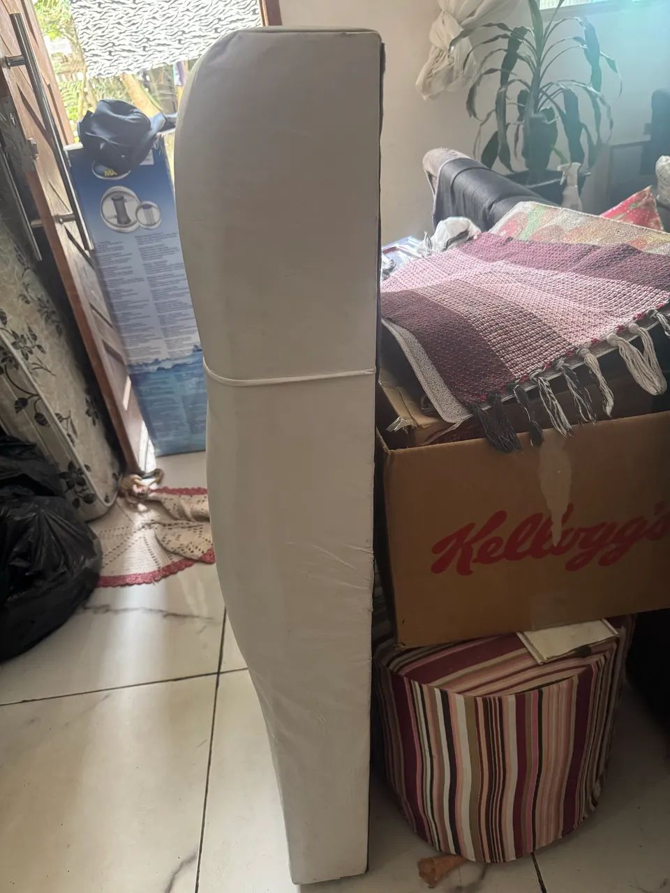 Cabeceira de Cama em Corino (Solteiro) - Foto 2