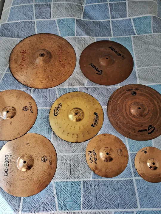 Kit de pratos para bateria