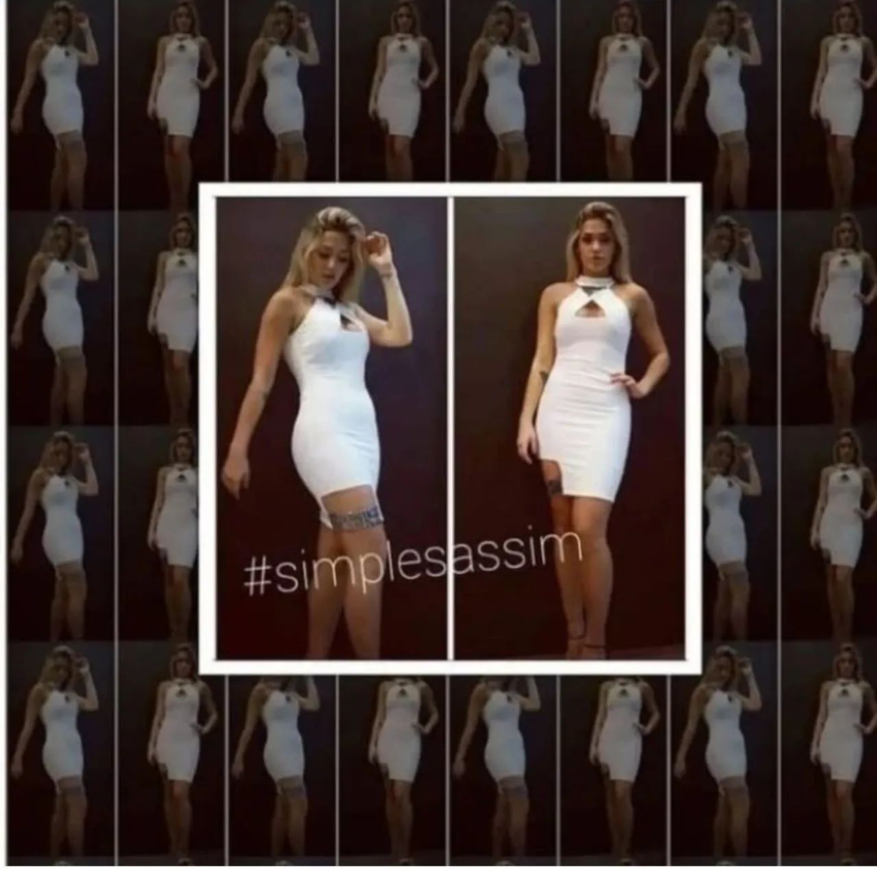 Vestido sexy réveillon 