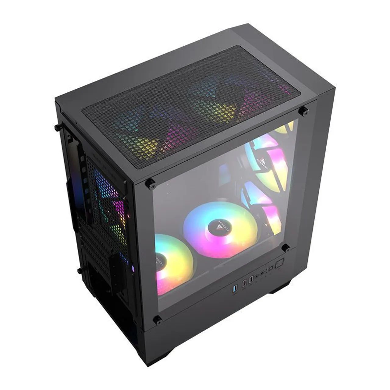 Gabinete gamer Acegeek stratus 3 fans - Foto 3