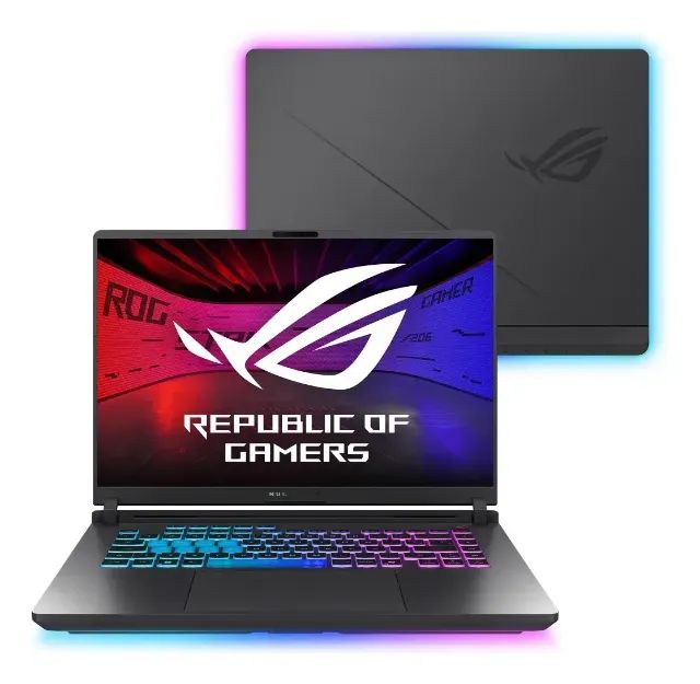 Notebook Lacrado Asus Rog Strix G16 Intel Core I9, Rtx 5060, 16gb Ra Eclipse Gray