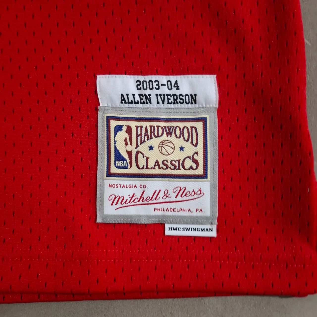 Regata Nba Philadelphia 76ers Allen Iverson Mitchell e Ness Retrô  - Foto 4