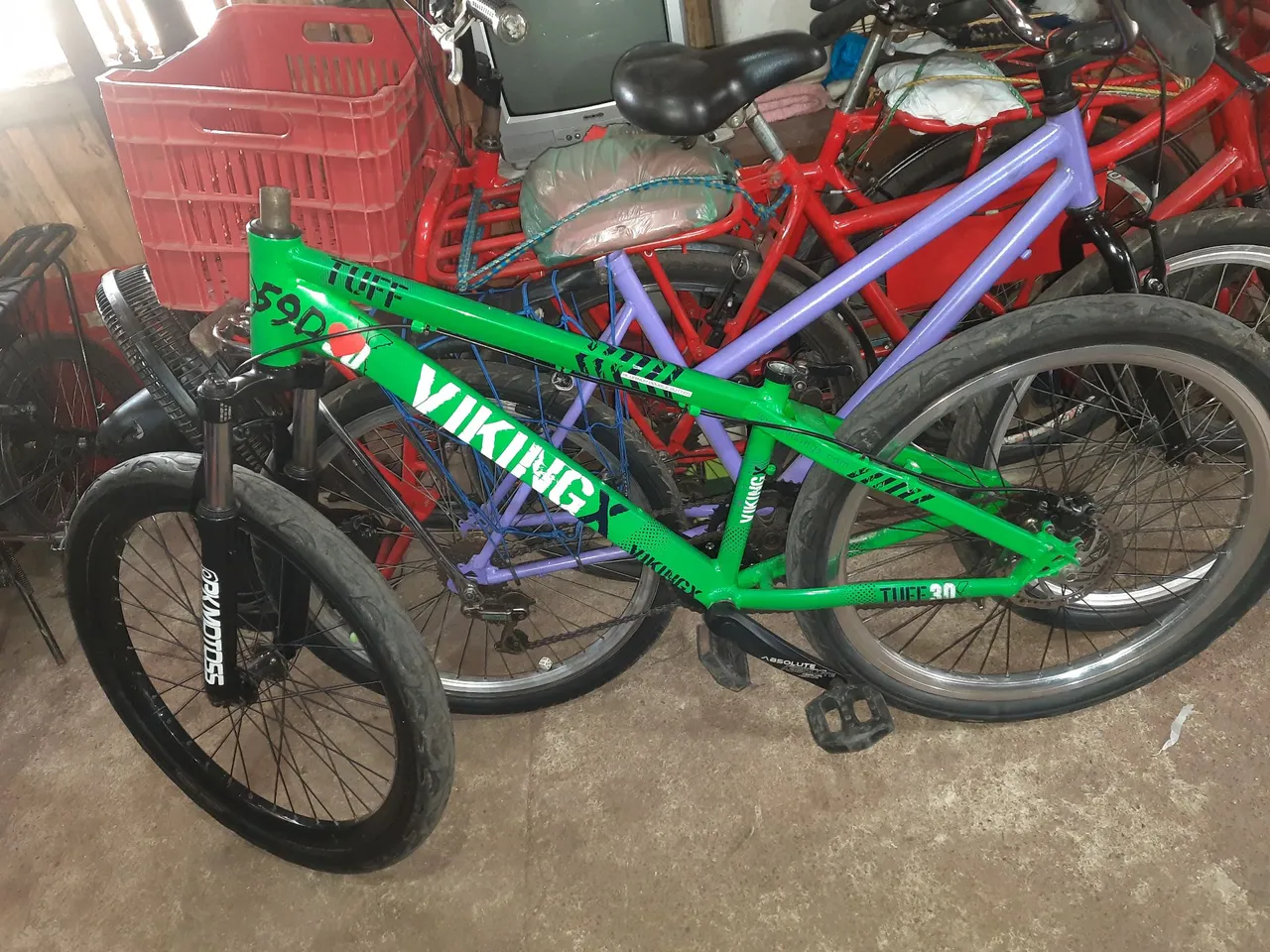 Bicicleta Aro 26 Vikingx Tuff 30 - Verde