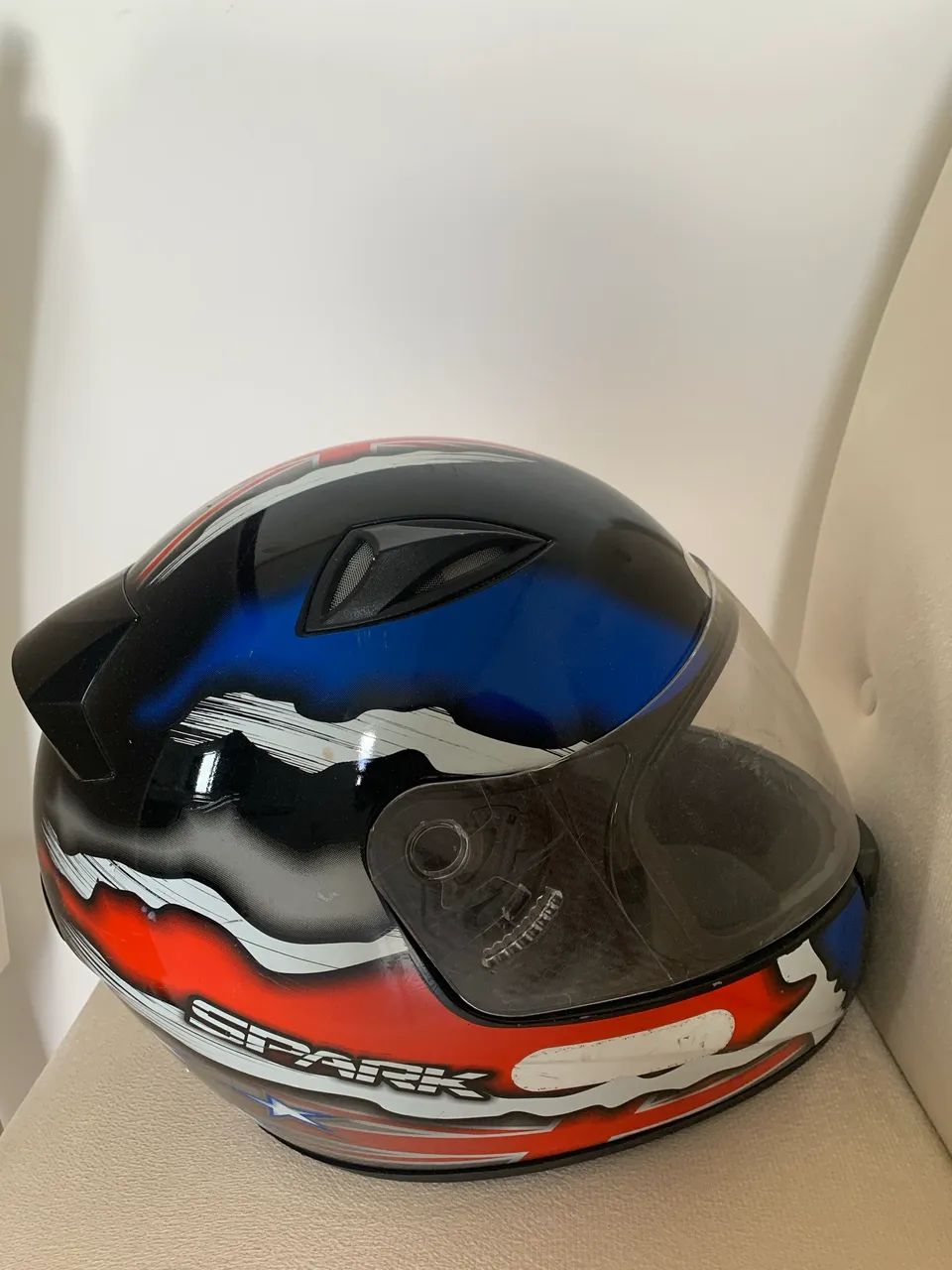 Capacete de moto Spark - Tamanho 58 - Foto 2
