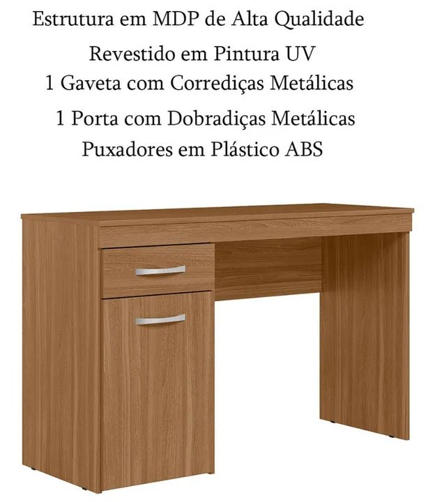 Escrivaninha com gaveta e armário a pronta entrega !  - Foto 2