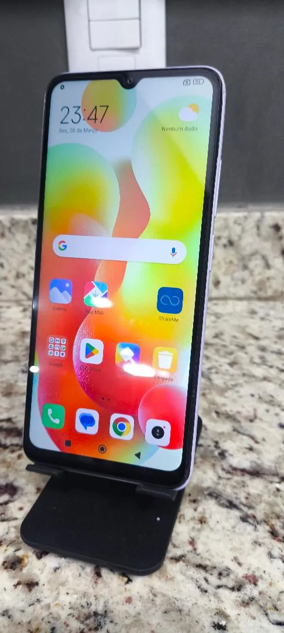 Smartphone Xaiome 12c 128gb cor lilás usado