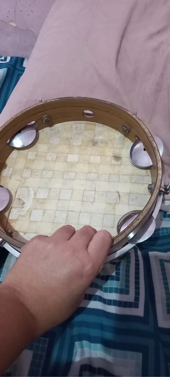 Pandeiro de couro - Foto 4