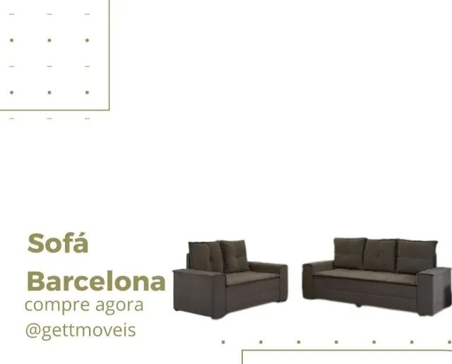 Conjunto sofa 2 e 3 lugares cinza veludo  - Foto 2