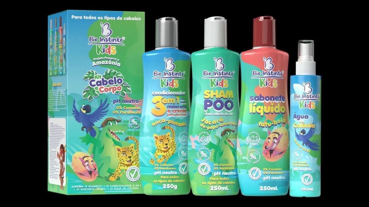 Kit Cabelo Bio Instinto - 4 Peças