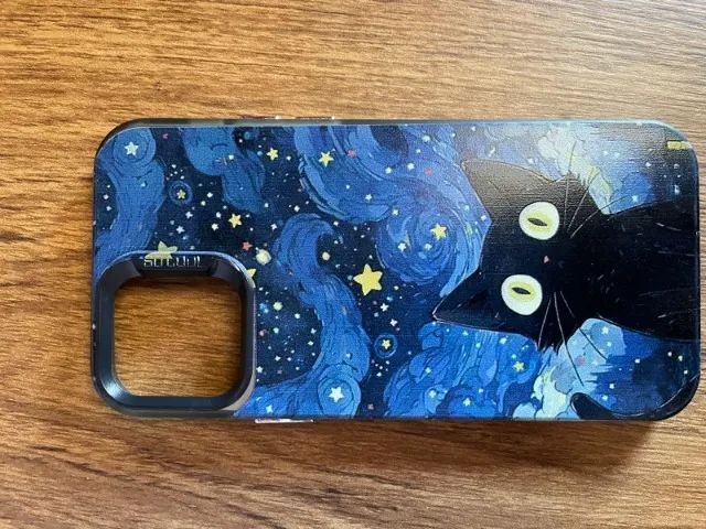 capinha IPhone 12 gato van gogh