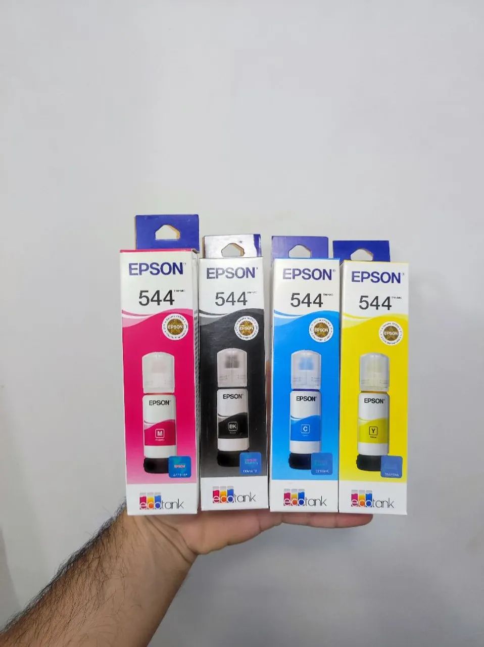 Refil de tinta 544 para impressoras Epson 
