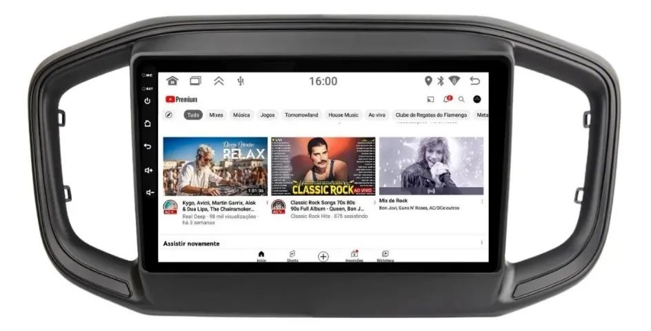 Central Multimídia Octacore 9 Pol. 4Gb/64Gb 4G Carplay/A. Auto s