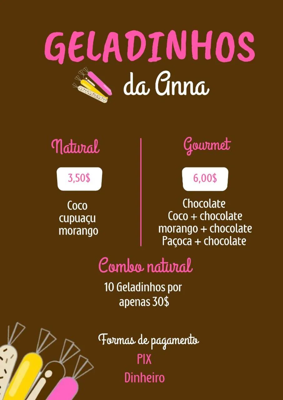 Geladinhos da Anna - Refrescância Gourmet!