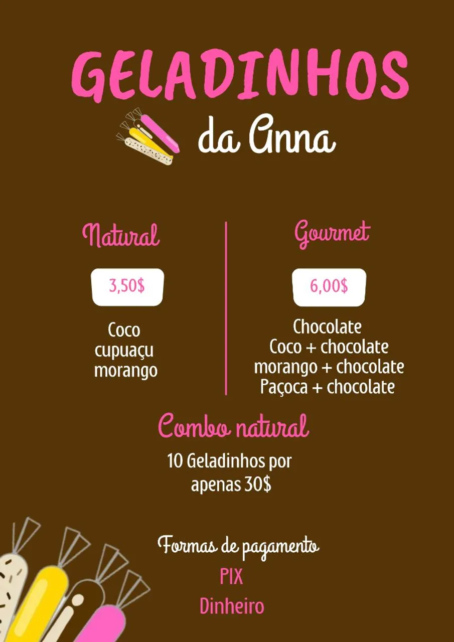 Geladinhos da Anna - Refrescância Gourmet!