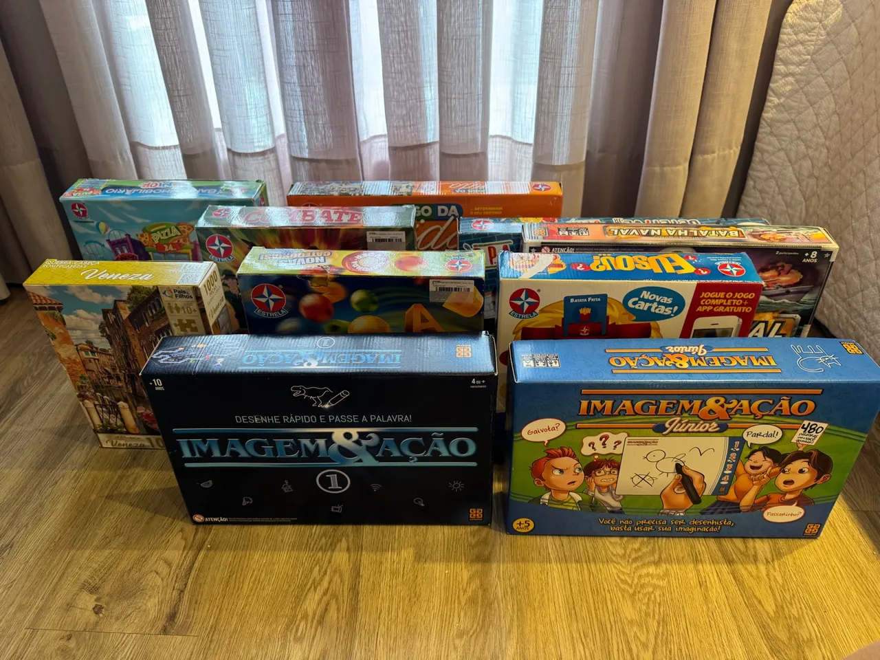 Kit com Jogos de Tabuleiro - Imagem & Ação e outros