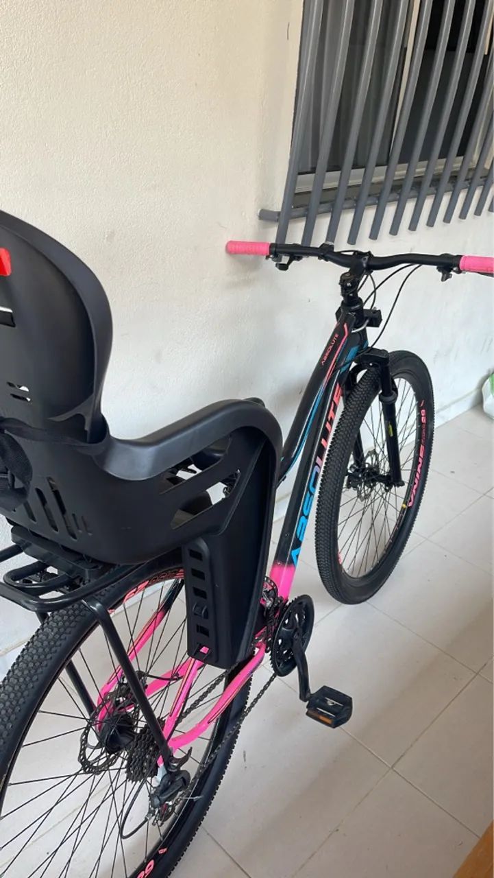 Bicicleta Absolute Aro 29 com Cadeirinha Infantil