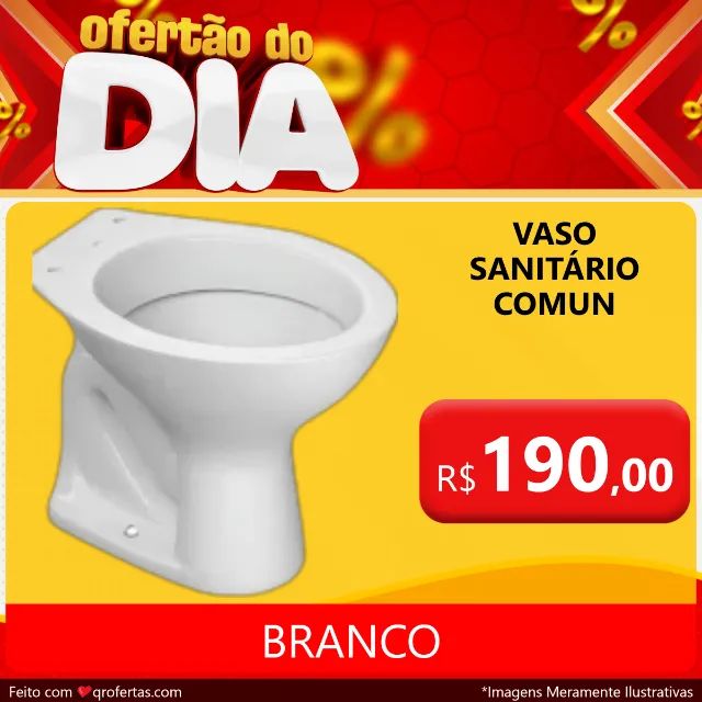 VASO SANITÁRIO BRANCO NOVO - INMETRO  - Foto 5