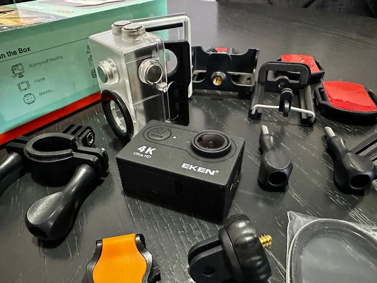 CÂMERA PRO EKEN H9R 4K FILMADORA ORIGINAL A PROVA DÀGUA - Foto 4