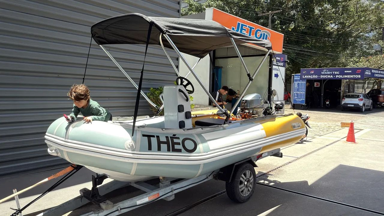 Vendo Bote Inflável + carreta rodoviária (SUPER KIT) - Foto 3