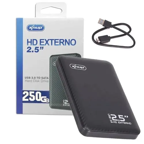 HD Externo Knup 2.5'' 250GB USB 3.0
