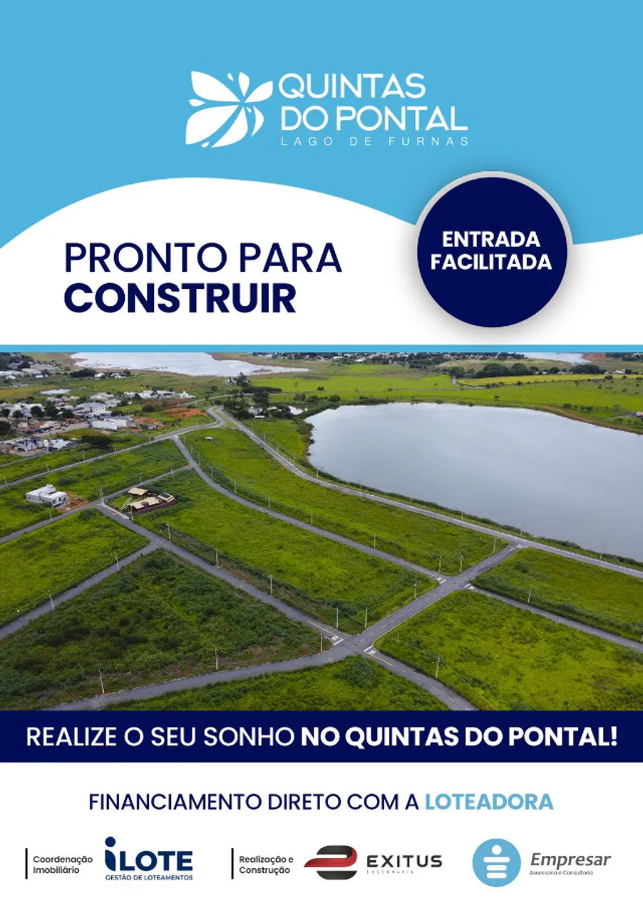 Lotes planos a Venda em Condominio em Furnas financiados