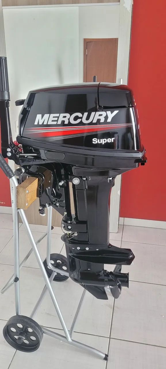 Barco 5 metros com motor 15hp super com carretinha - Foto 5