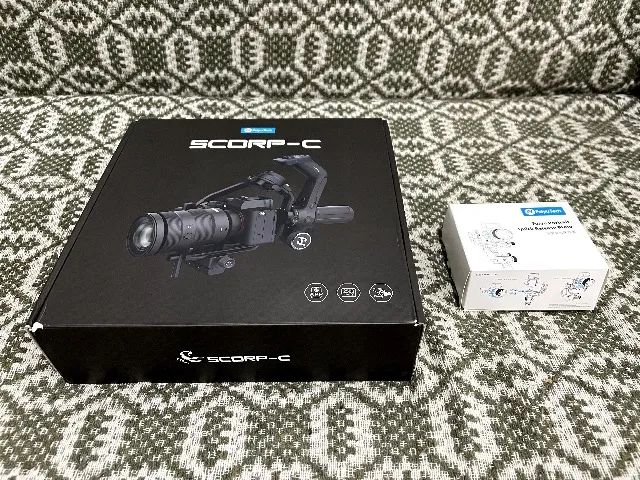 FeiyuTech SCORP-C Estabilizador de câmera e placa liberação rápida vertical