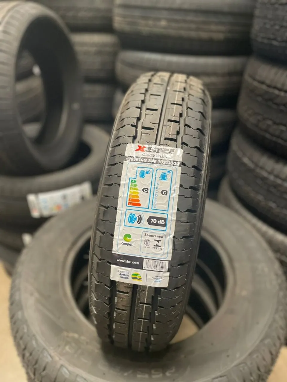 185 R14 C pneu novo 8 lonas para kombi