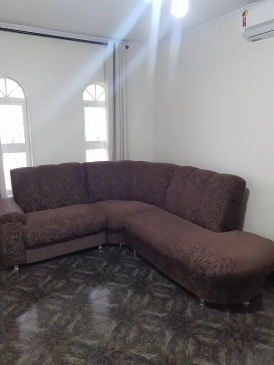 Sofá de Canto Marrom