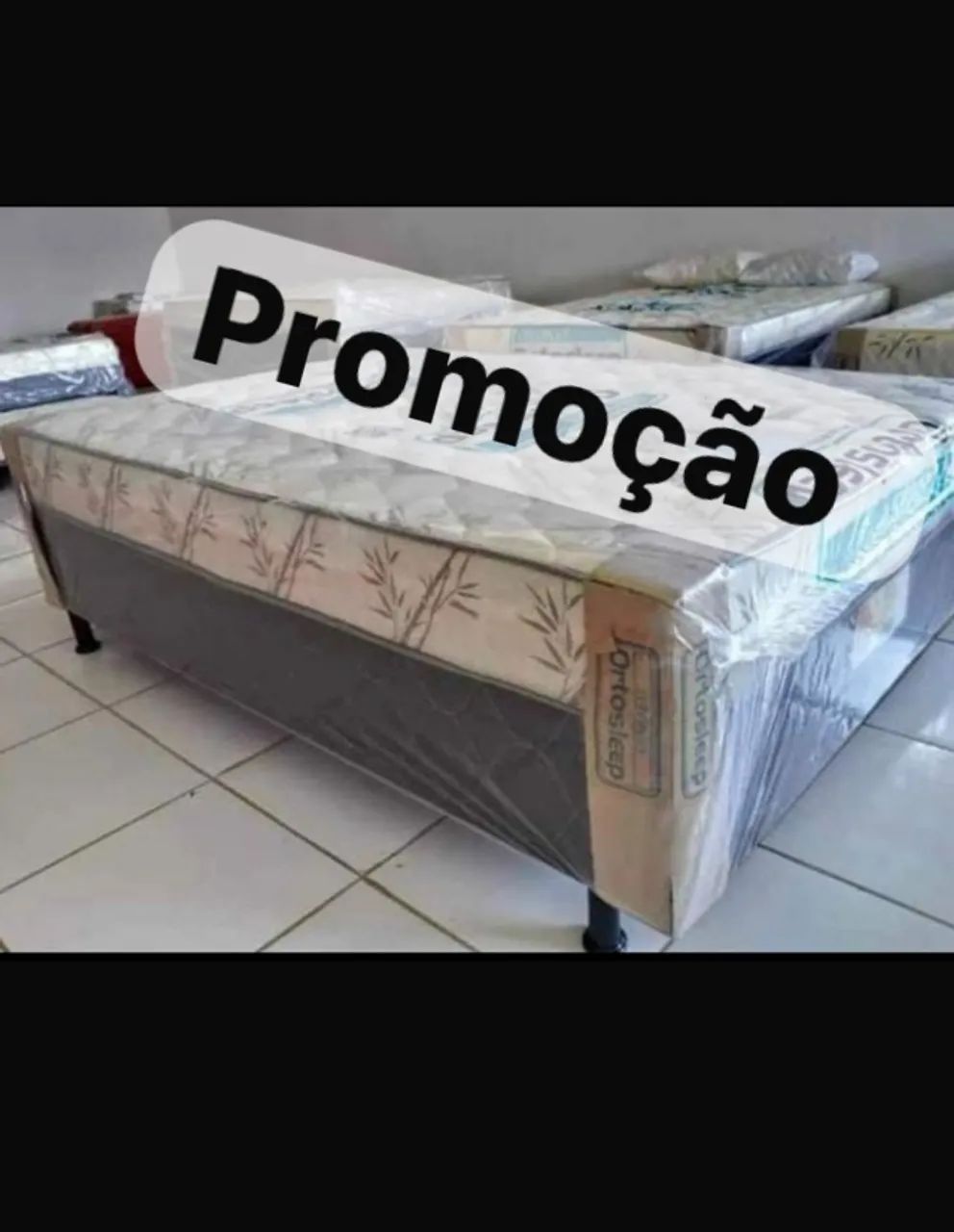 Cama box casal nova