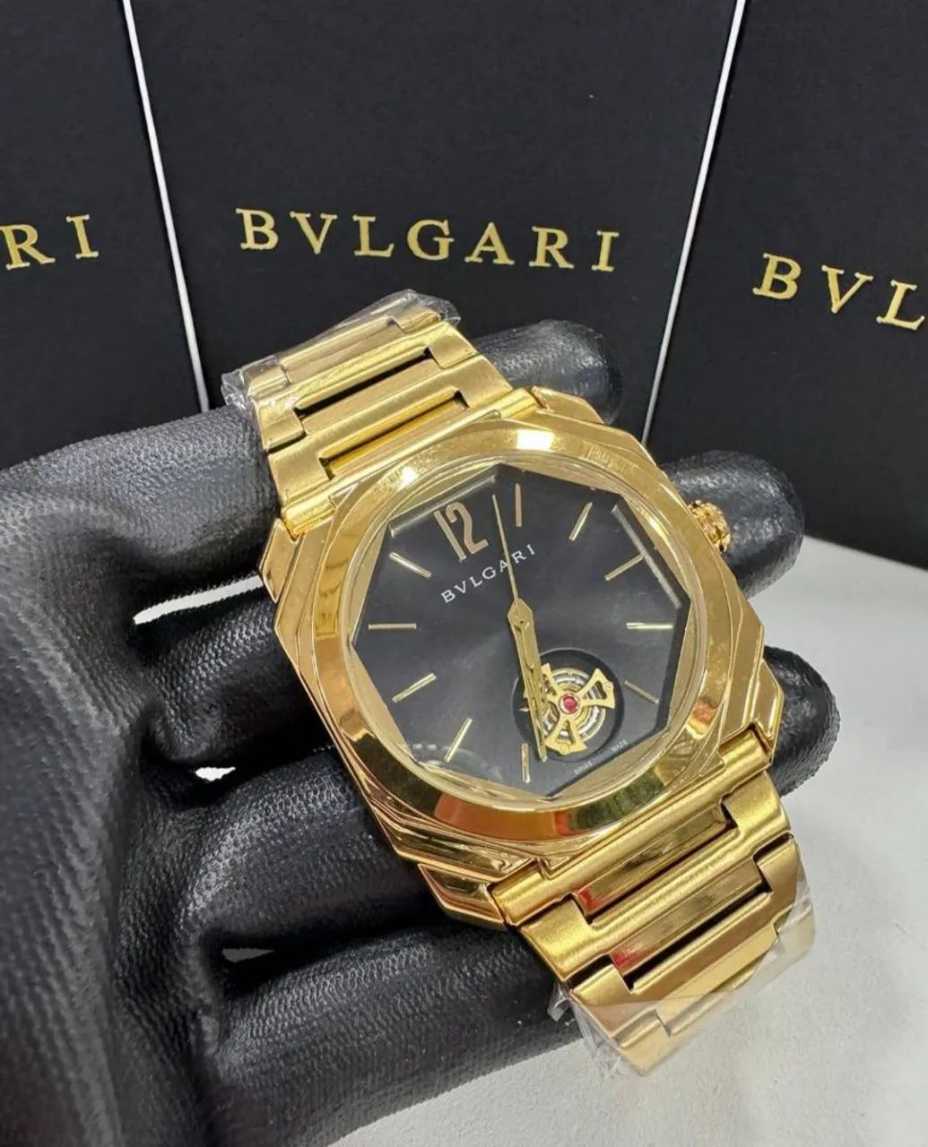 Bvlgari Octo, a prova dágua, semi automático  - Foto 4